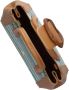 Noa Harmon Kameel Handtas met Raffia Detail Multicolor Dames - Thumbnail 4