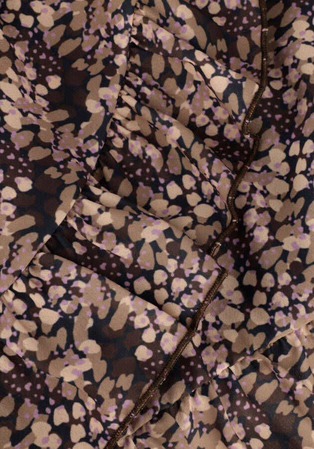 NOBELL Meisjes Rokken Nuria Girls Printed Skirt With Frill Brown Multi