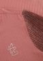 NONO Meisjes Tops & T-shirts Kisja Girls Rib Jersey Top With Contrast Sleeves Pink Roze - Thumbnail 3