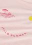 NONO T-shirt Kanou met printopdruk en ruches roze Meisjes Stretchkatoen Ronde hals 122 128 - Thumbnail 3