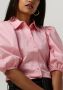NOTES DU NORD Dames Blouses Kira Short Sleeve Shirt Roze - Thumbnail 2