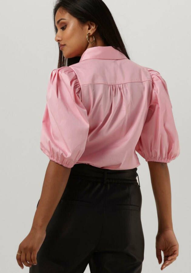 NOTES DU NORD Dames Blouses Kira Short Sleeve Shirt Roze