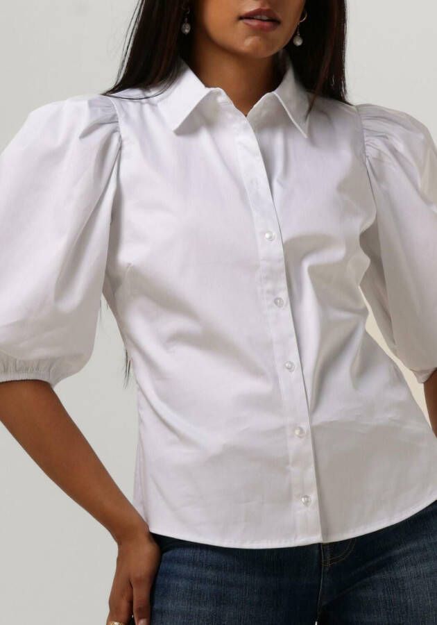 NOTES DU NORD Dames Blouses Kira Short Sleeve Shirt Wit