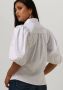 NOTES DU NORD Dames Blouses Kira Short Sleeve Shirt Wit - Thumbnail 5