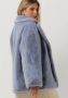 NOTRE-V Dames Jassen Fur Coat Short Blauw - Thumbnail 3