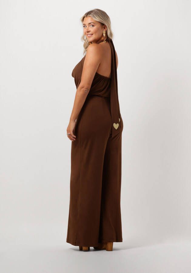 NOTRE-V Dames Jumpsuits X Florine Jondal Suit Bruin