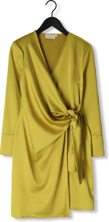 Notre-V Gele Mini Jurk Nv-bijou Wrap Dress