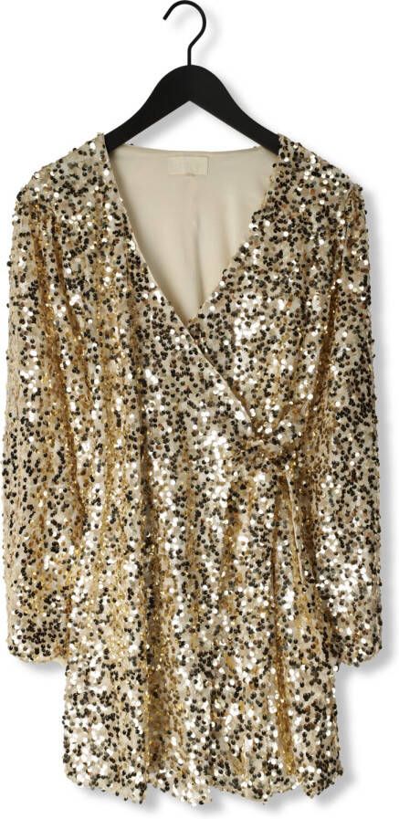 Notre-V Gouden Mini Jurk Nv-bing Party Dress