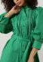 NOTRE-V Dames Jurken Nv-belize Mini Dress Groen - Thumbnail 2