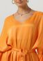 NOTRE-V Dames Jurken Nv-belle Midi Dress Oranje - Thumbnail 2
