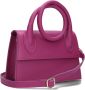 Notre-v Paarse Leren Schoudertas Melis Purple Dames - Thumbnail 2