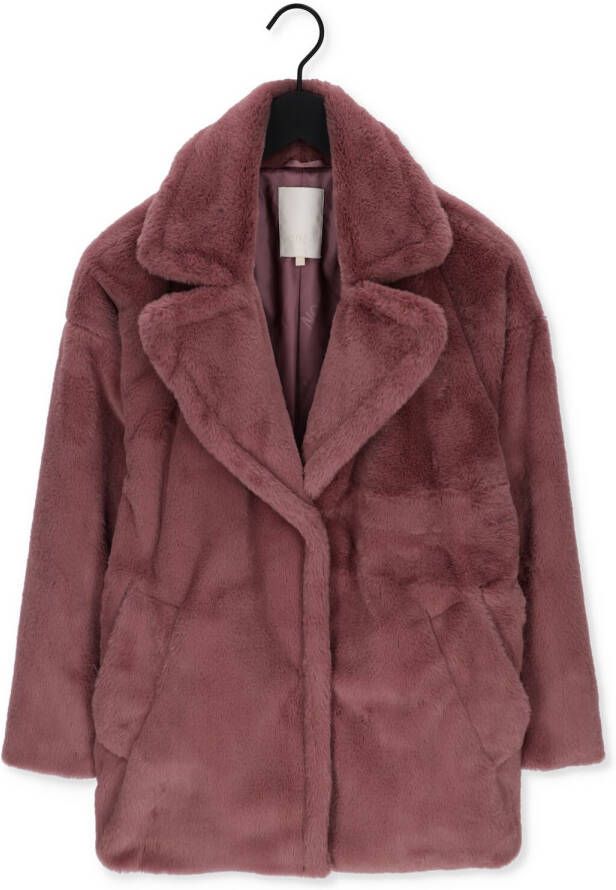 NOTRE-V Dames Jassen Fur Coat Short Roze