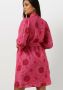 NOTRE-V Dames Jurken Nv-bowie Mini Dress Roze - Thumbnail 4