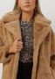 NOTRE-V Dames Jassen Fur Coat Long Taupe - Thumbnail 2