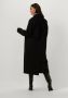NOTRE-V Dames Jassen Wool Coat Long Zwart - Thumbnail 4