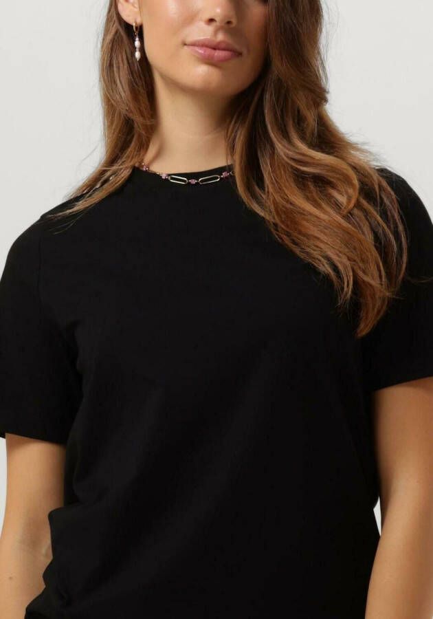 NOTRE-V Dames Tops & T-shirts Nv-ciska T-shirt Zwart