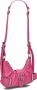 Núnoo Roze Leren Schoudertas Palma City Pink Dames - Thumbnail 2