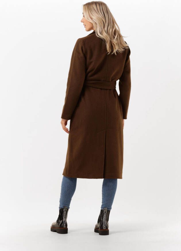 Object Bruine Mantel Clara Wool Coat