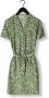 OBJECT jurk OBJSELINE met all over print en ceintuur groen ecru - Thumbnail 5