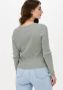 OBJECT Dames Tops & T-shirts Objharriet L s Knit Pullover Groen - Thumbnail 4