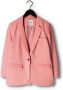 OBJECT rechtvallende blazer OBJSIGRID van gerecycled polyester roze - Thumbnail 4