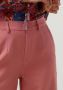 OBJECT wide leg pantalon OBJLISA van gerecycled polyester roze - Thumbnail 3