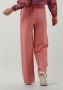 OBJECT wide leg pantalon OBJLISA van gerecycled polyester roze - Thumbnail 5