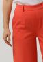 OBJECT wide leg pantalon OBJLISA van gerecycled polyester koraalrood - Thumbnail 4