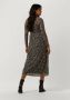 OBJECT jurk OBJMARIANN van gerecycled polyester zwart zand - Thumbnail 4