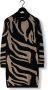 OBJECT gebreide jurk OBJRAY met zebraprint zwart bruin - Thumbnail 4