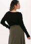OBJECT Dames Tops & T-shirts Objharriet L s Knit Pullover Zwart - Thumbnail 3