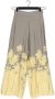 Ottod'Ame Wijde Gele Broek Multicolor Dames - Thumbnail 2
