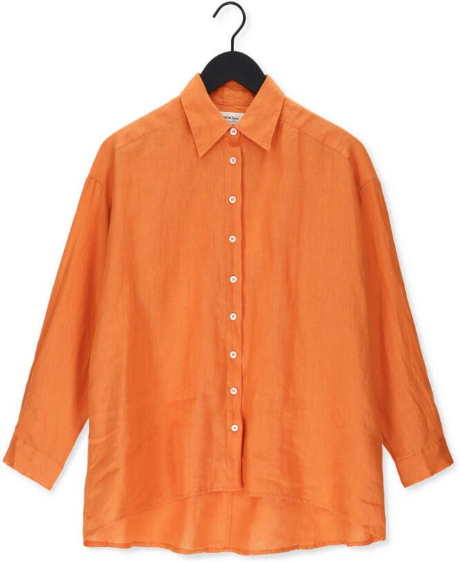 OTTOD'AME Dames Blouses Camicia Ec4642 Oranje