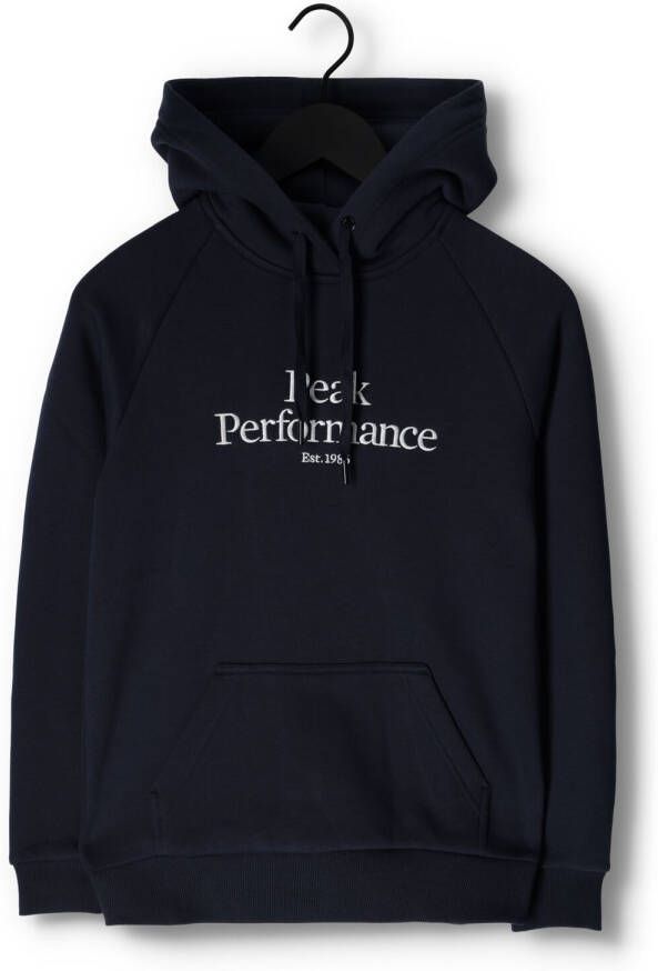 PEAK PERFORMANCE Dames Truien & Vesten W Original Hood Blauw