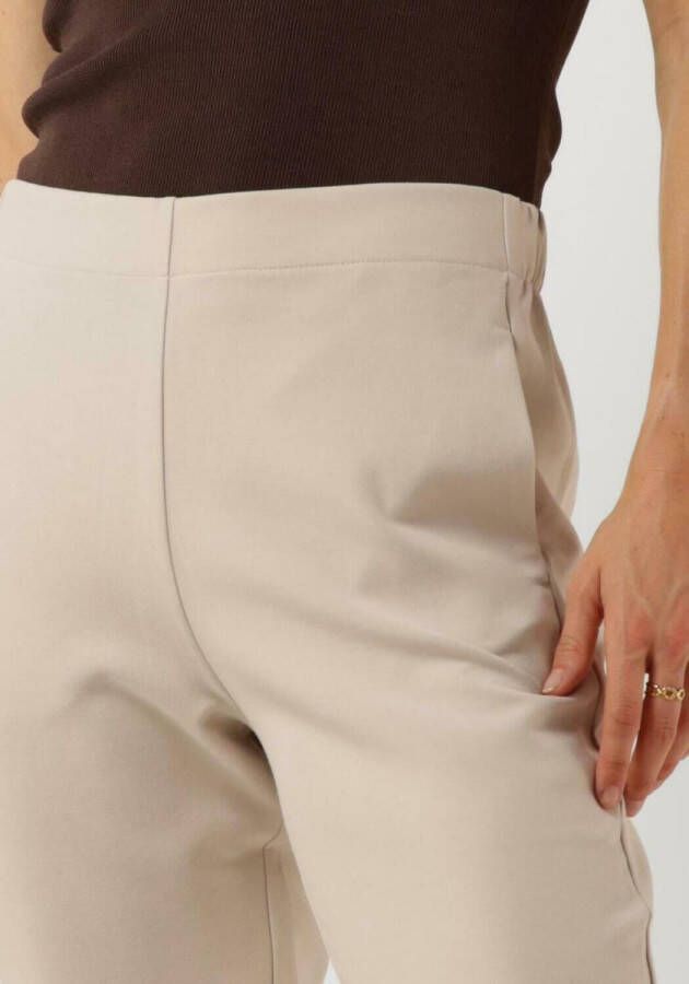 PENN & INK Dames Broeken Trousers Leatherlook Beige