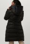Peuterey Zwarte gewatteerde halflange jas met funnel-neck Black Dames - Thumbnail 5