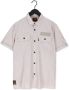 PME Legend Beige Casual Overhemd Short Sleeve Shirt Ctn Linen Fil A Fil - Thumbnail 4