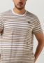 PME LEGEND Heren Polo's & T-shirts Short Sleeve R-neck Slub Jersey Printed Beige - Thumbnail 4