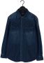 PME Legend Blauwe Casual Overhemd Long Sleeve Shirt Comfort Blue Denim - Thumbnail 4