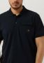 PME LEGEND Heren Polo's & T-shirts Short Sleeve Polo Stretch Jersey Blauw - Thumbnail 5
