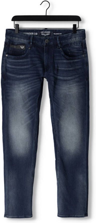 PME Legend Blauwe Slim Fit Jeans Commander 3.0 Blue Denim Sweat