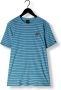 PME Legend Blauwe T-shirt Short Sleeve R-neck Yd Melange Striped Jersey - Thumbnail 6
