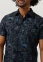 PME LEGEND Heren Overhemden Short Sleeve Shirt Print On Ctn Slub Donkerblauw - Thumbnail 4