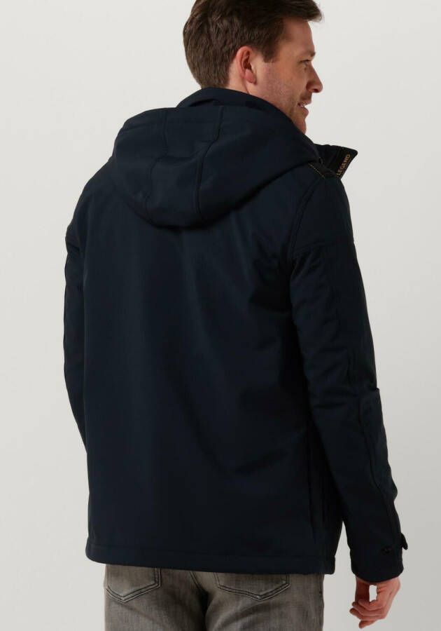 PME Legend Donkerblauwe Jack Semi Long Jacket Successor 2.0 Soft Shell