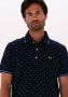 PME Legend Donkerblauwe Polo Short Sleeve Polo Fine Pique All Over Print - Thumbnail 5