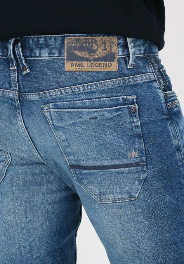 PME Legend Donkerblauwe Slim Fit Jeans Skymaster Royal Blue Vintage