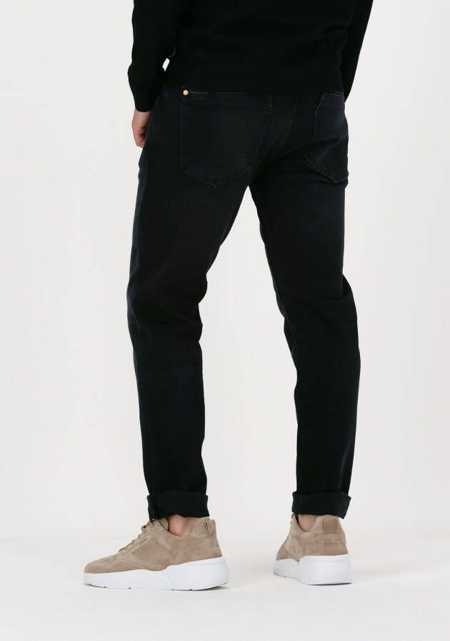 PME Legend Donkerblauwe Straight Leg Jeans Comfort Stretch Denim Faded Bl