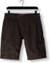 PME Legend Donkergrijze Korte Broek Cargo Shorts Stretch Broken Twill - Thumbnail 5