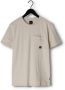 PME Legend Gebroken Wit T-shirt Short Sleeve R-neck Open End Melange Jersey - Thumbnail 6