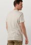 PME Legend Gebroken Wit T-shirt Short Sleeve R-neck Open End Melange Jersey - Thumbnail 7